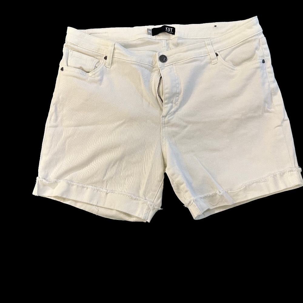 Kut Catherine Shorts - White - 16W